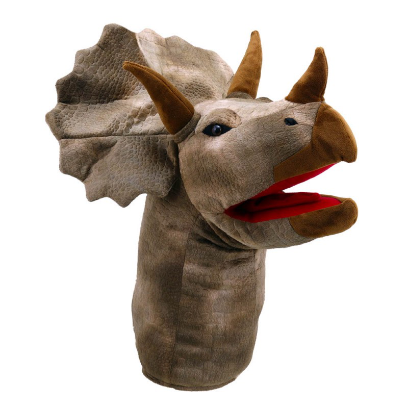 Handpuppe Large Triceratops 43 cm