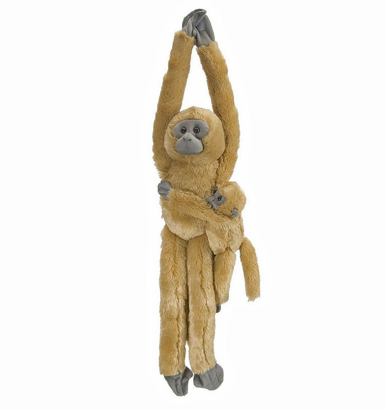 Plüsch hängendes Langur-Äffchen mit Baby