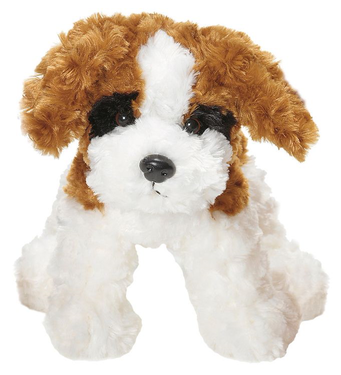 Plüsch Hund weiss 25  cm