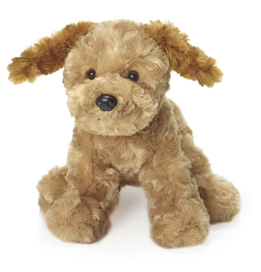 Plüsch Hund beige 25  cm