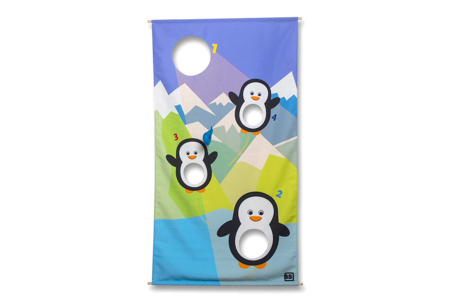 Pinguin Zielwerfen