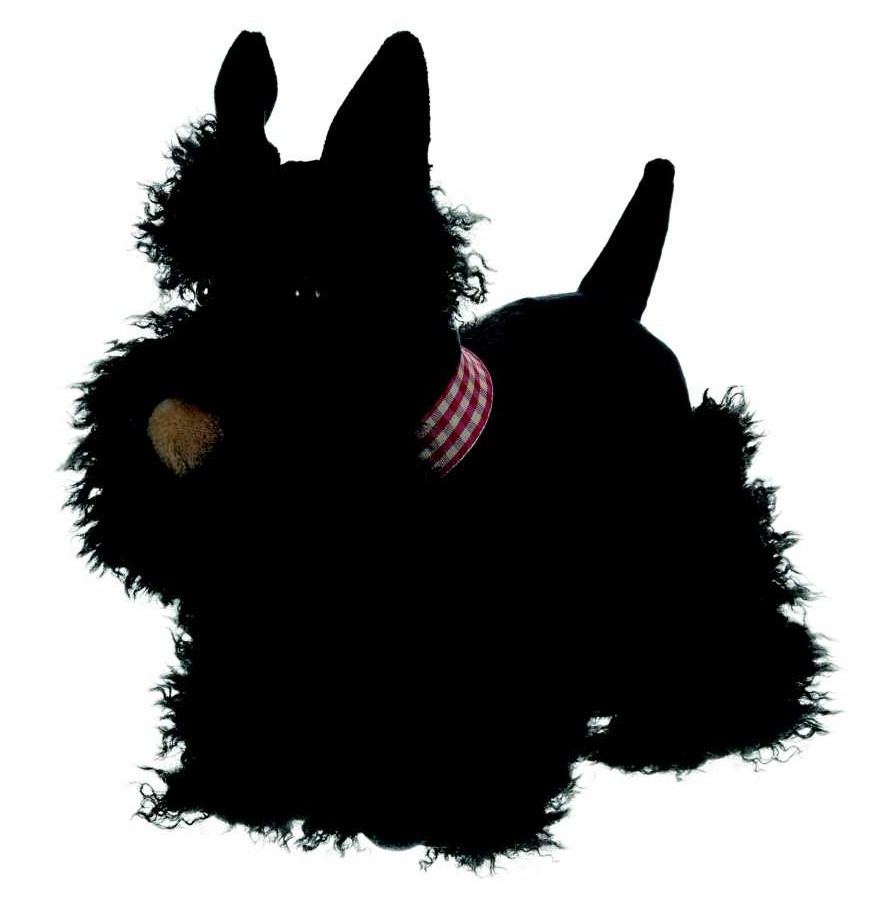 Plüsch Pudel Walter mit Halsband 25 cm