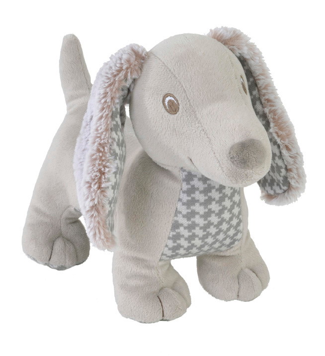 Plüsch Dachshund Dex grau 25 cm