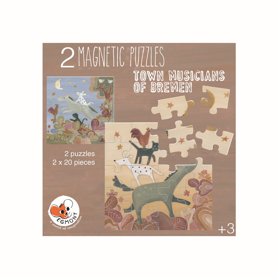 Magnetisches Puzzle Bremer Musikanten