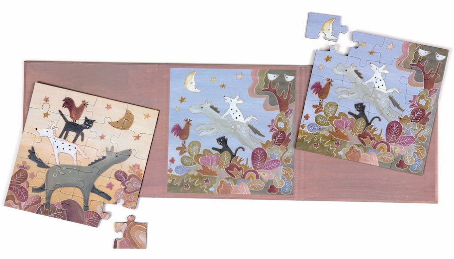 Magnetisches Puzzle Bremer Musikanten