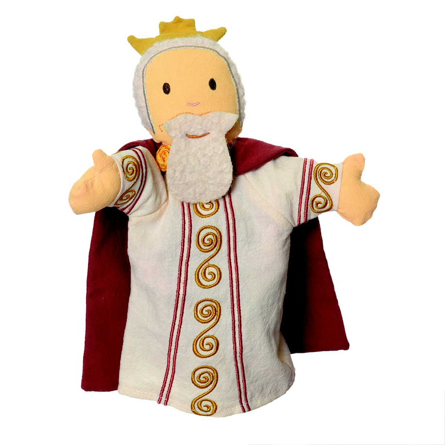 Handpuppe König