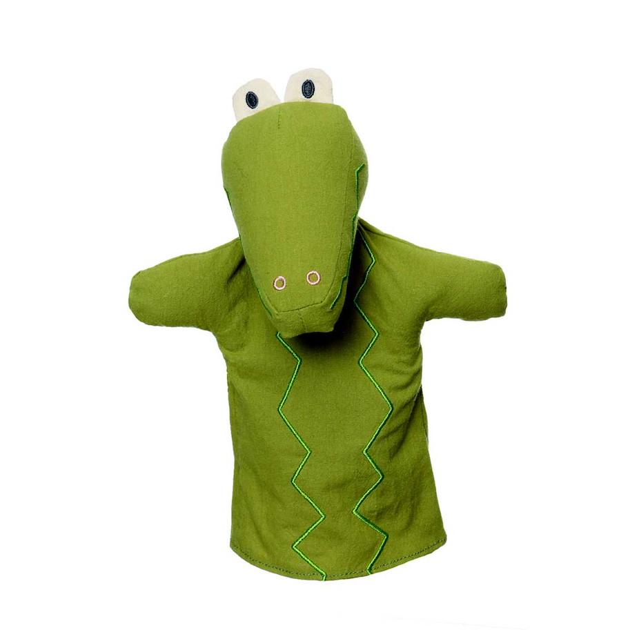Handpuppe Krokodil