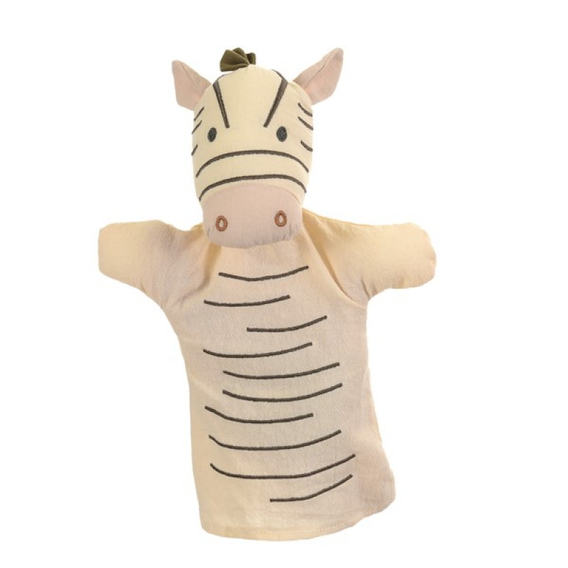 Handpuppe Zebra