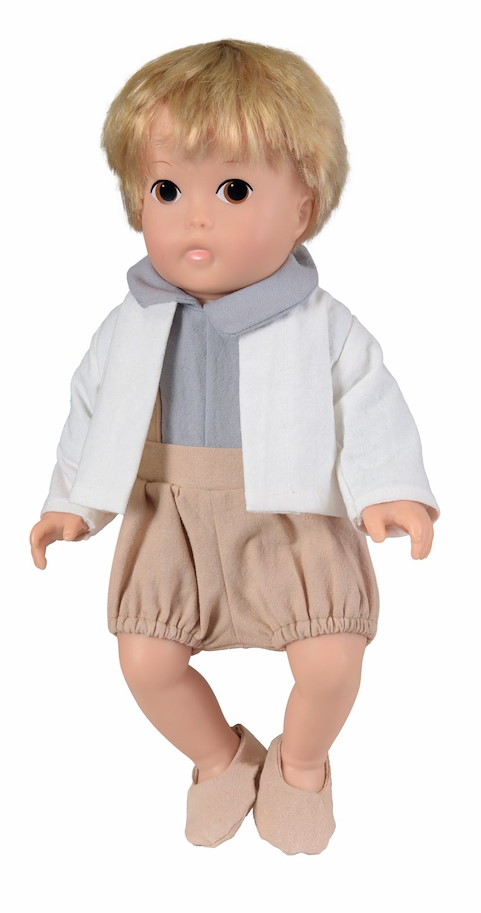Puppe Ezra aus Vinyl 32 cm
