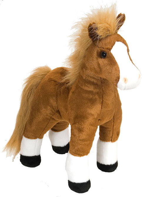 Plüsch Pferd stehend braun Cuddlekin