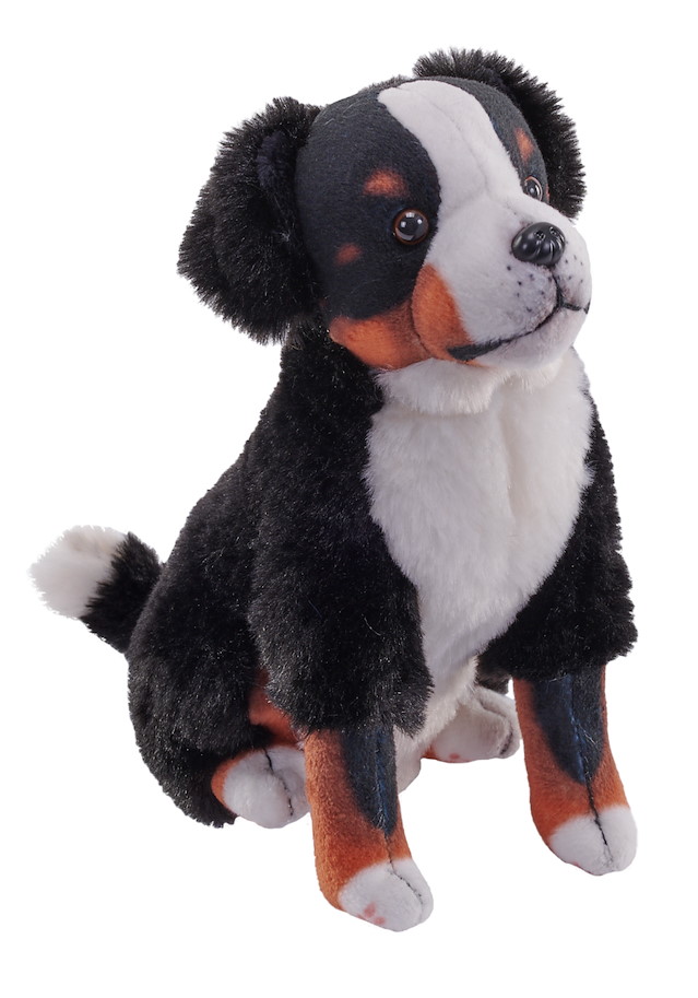 Plüsch Berner Sennenhund bellend