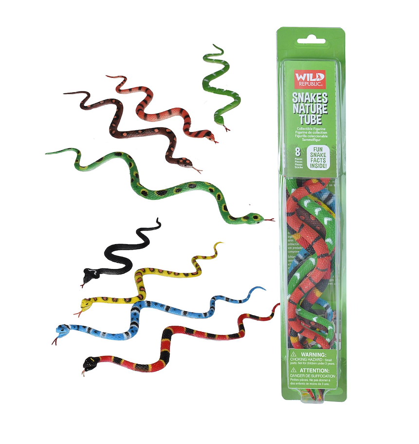 Natur Tube Schlangen 8-teilig