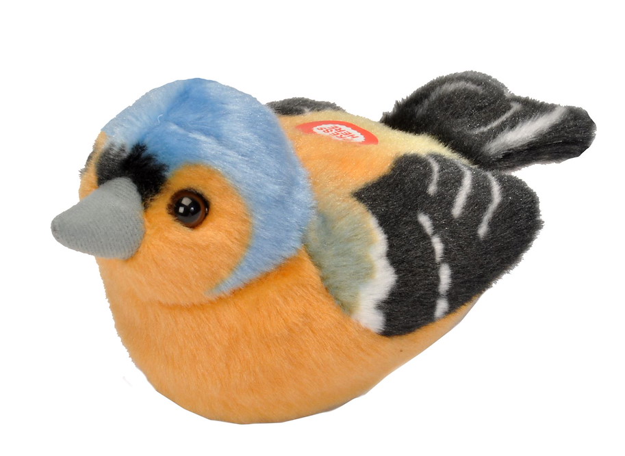 Plüsch Buchfink singend RSPB Birds 18 cm mit echten Vogelstimmen