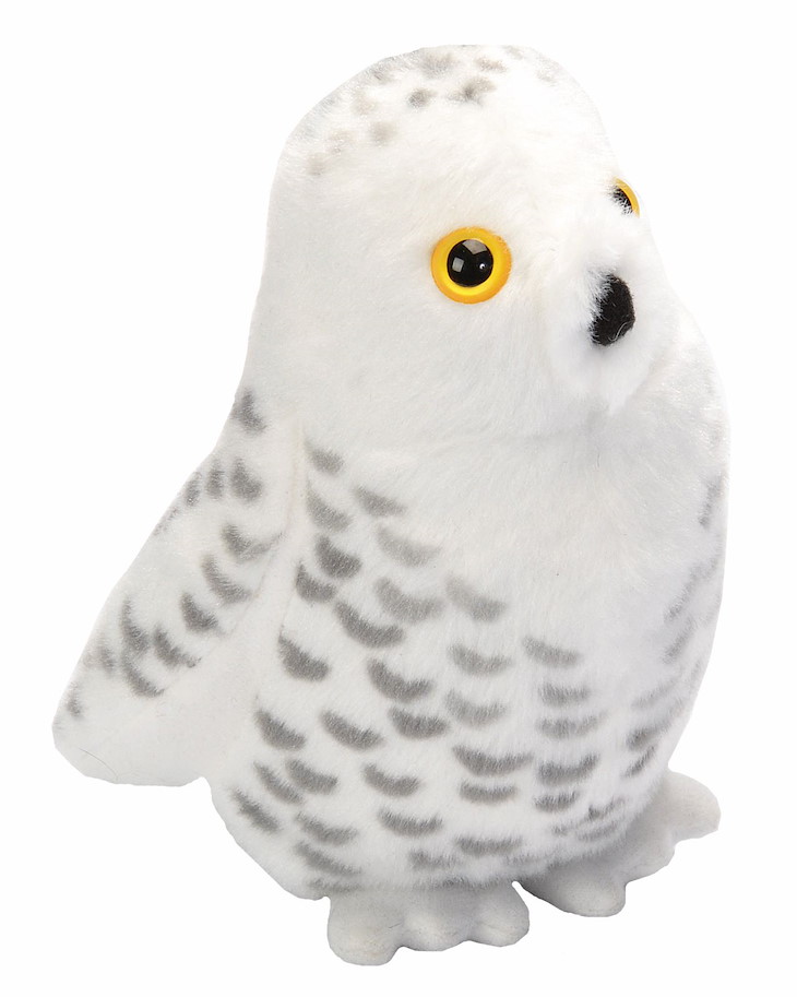 Plüsch Schneeeule singend RSPB Birds 18 cm mit echten Vogelstimmen