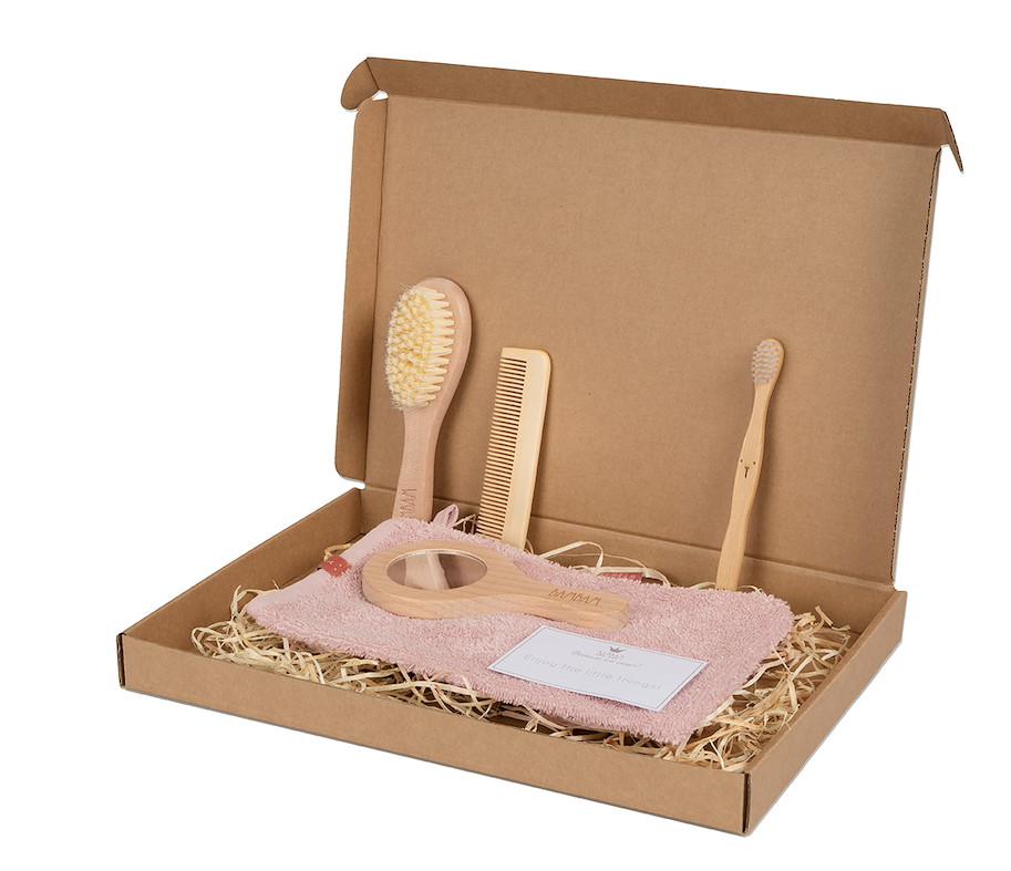 Geschenksbox 'Baby Care' rosa