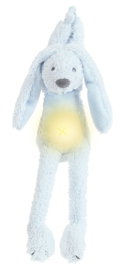 Nachtlicht Hase Richie blau mit Sound
