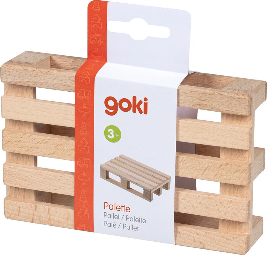 Palette zu Holzbaukränen, 3er Set