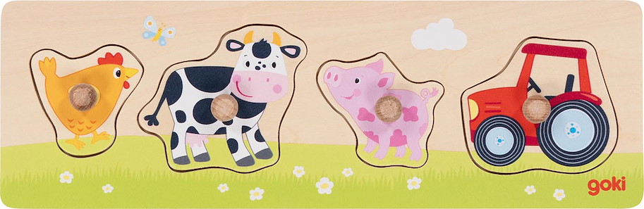 Steckpuzzle 'Auf dem Land'