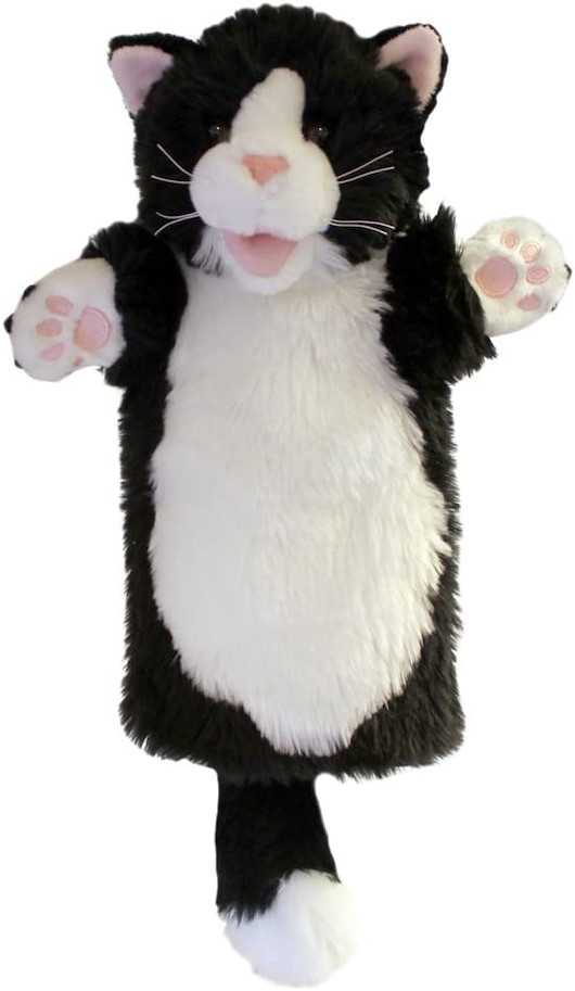 Long Sleeved Katze schwarz-weiss 38 cm