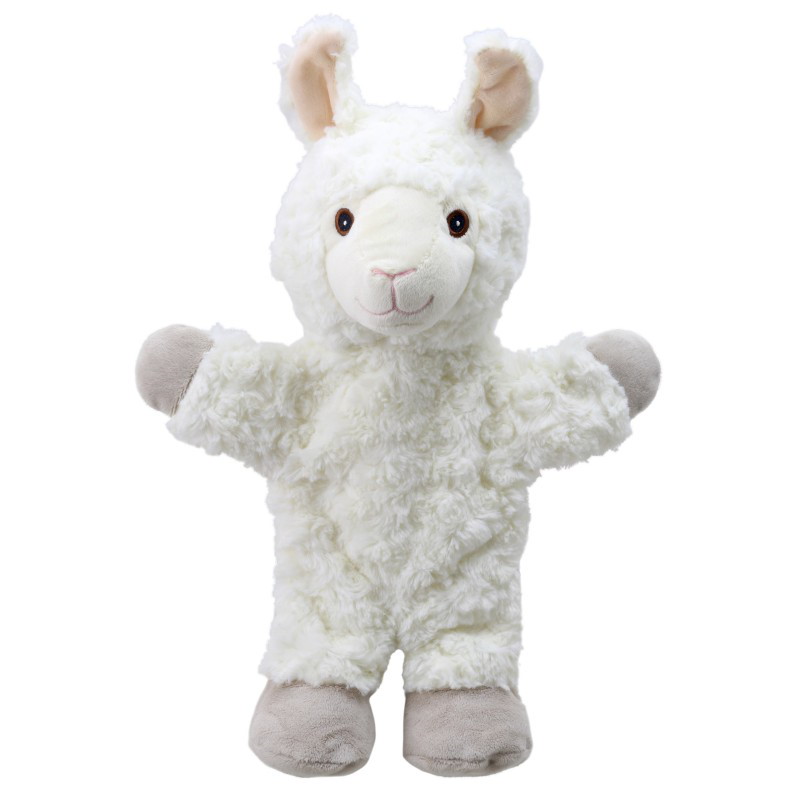 Handpuppe Öko Lama ca. 32 cm