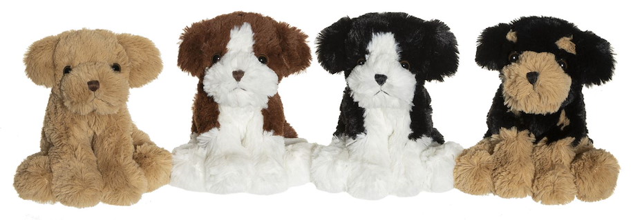 Plüsch Hunde Sortiment, 4-fach sortiert