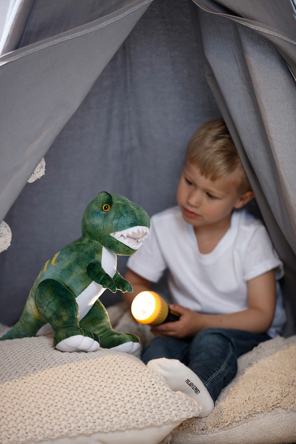 Plüsch Dino nachtleuchtend