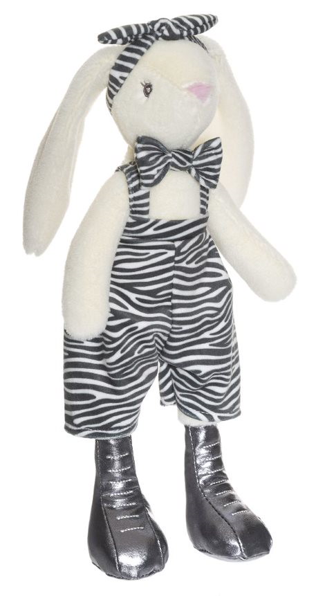 Plüsch Häschen Zoe mit Zebraanzug