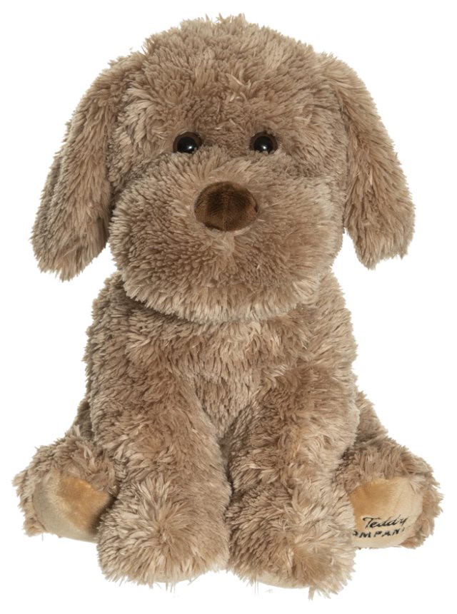 Plüsch Hund Selma braun