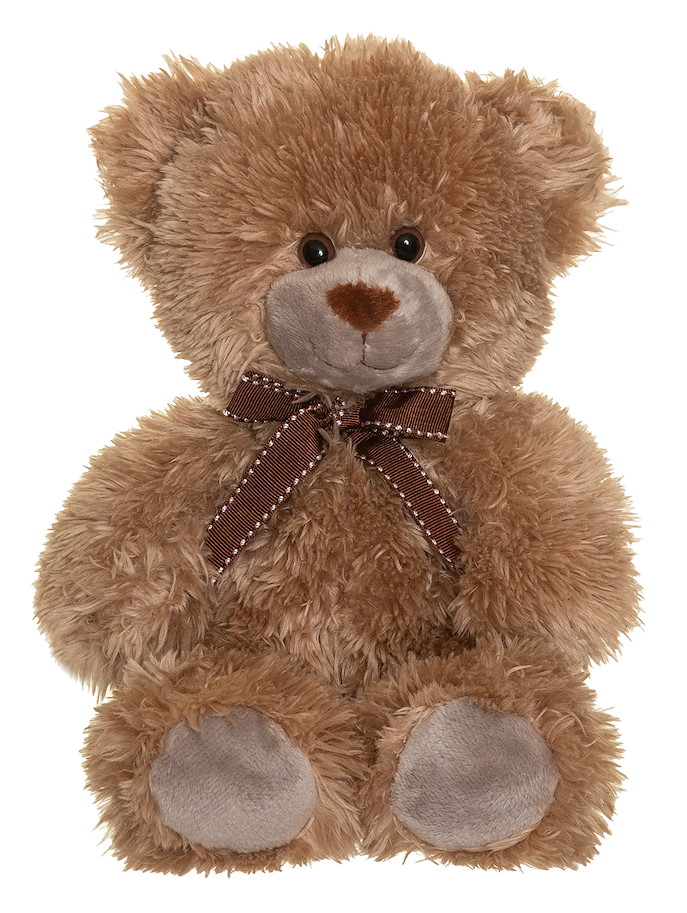 Plüsch Teddy Roger beige mit Halsschleife