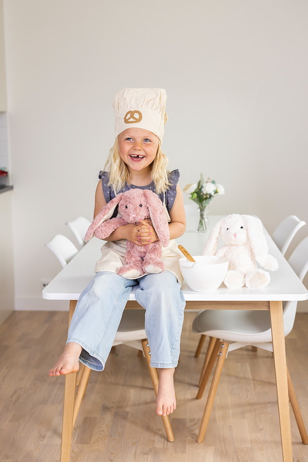 Plüsch Hase Linnea dunkelrosa