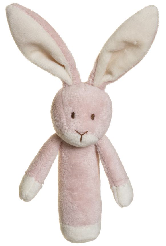 Plüsch Rassel Diinglisar Hase rosa