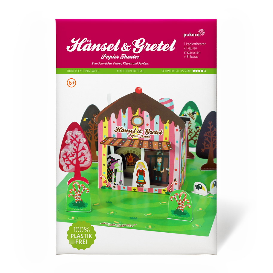 Hänsel & Gretel Papierspielzeugset