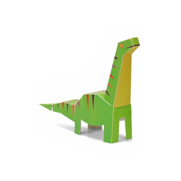 Maxi Diplodocus Papierspielzeug