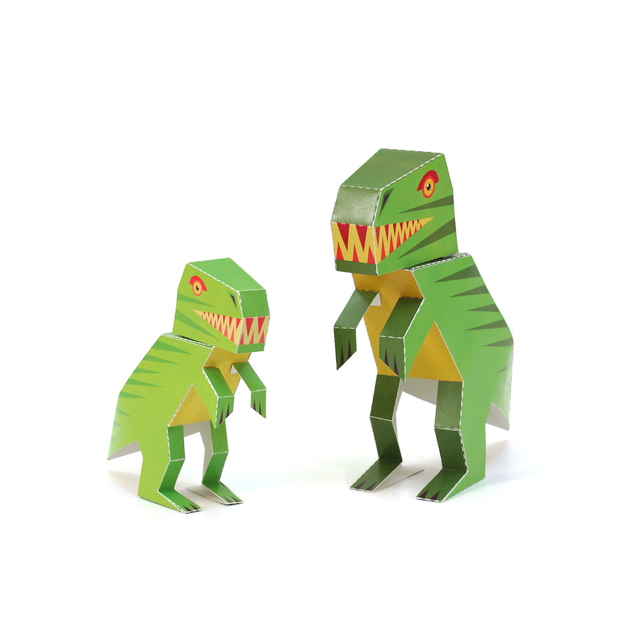 Maxi T-Rex Papierspielzeug