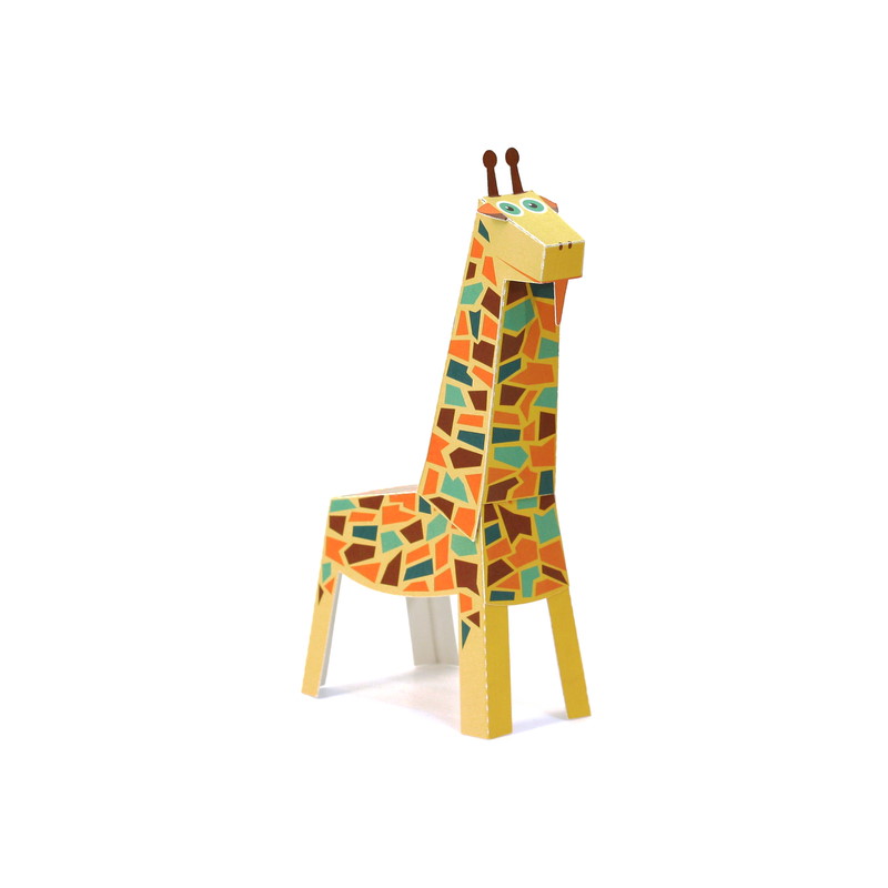 Maxi Giraffen Papierspielzeug