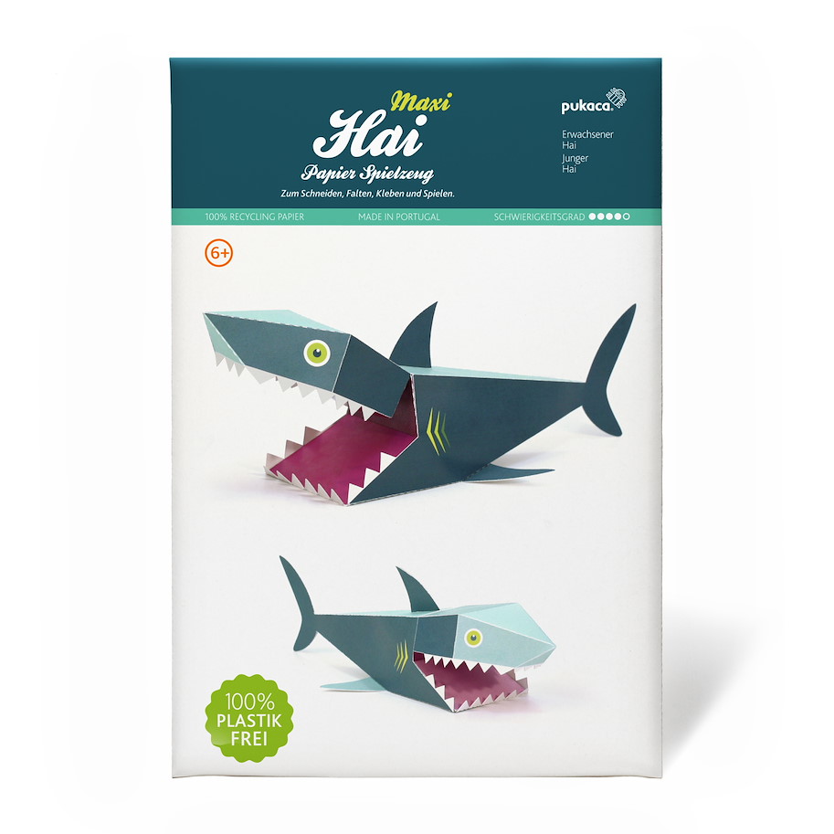 Maxi Hai Papierspielzeug