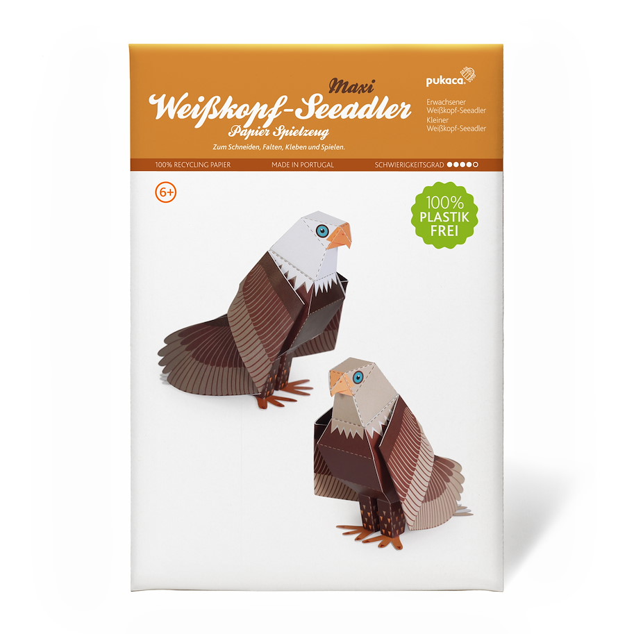 Maxi Weisskopf Seeadler Papierspielzeug