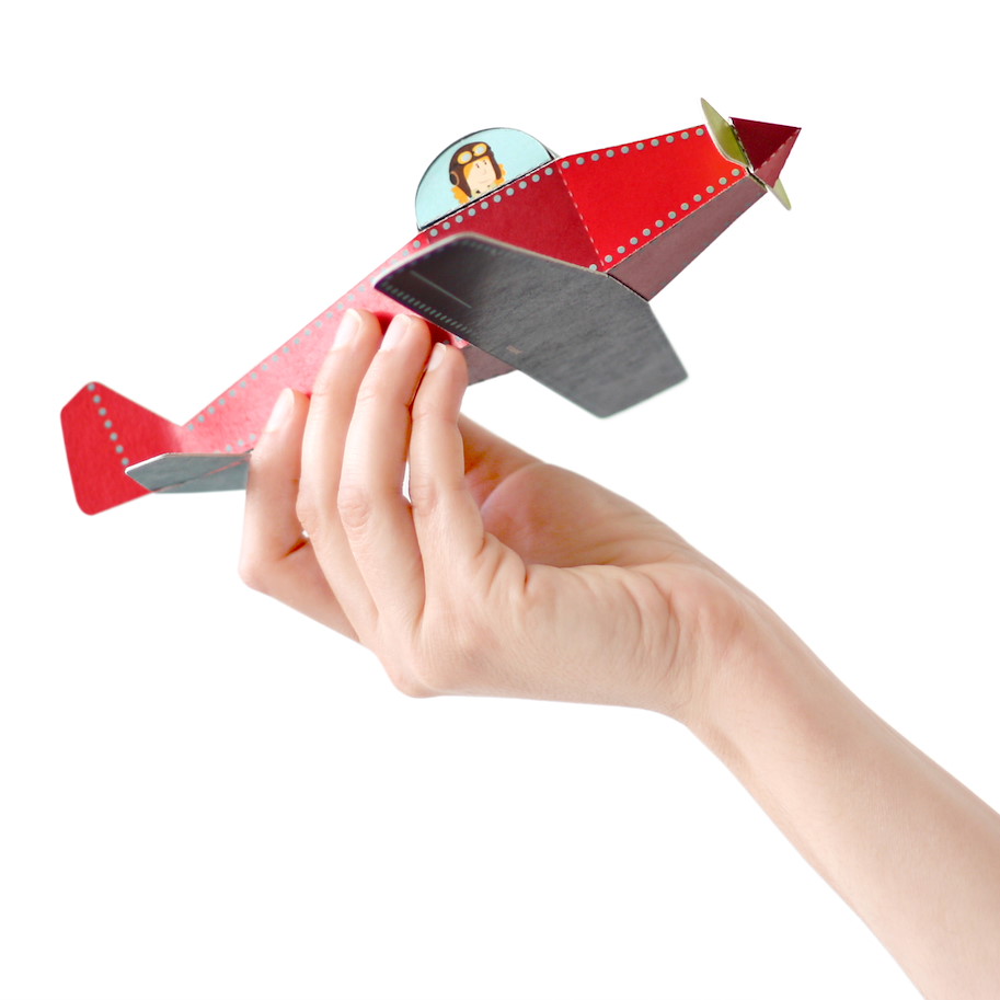 Flugzeug Papierspielzeug