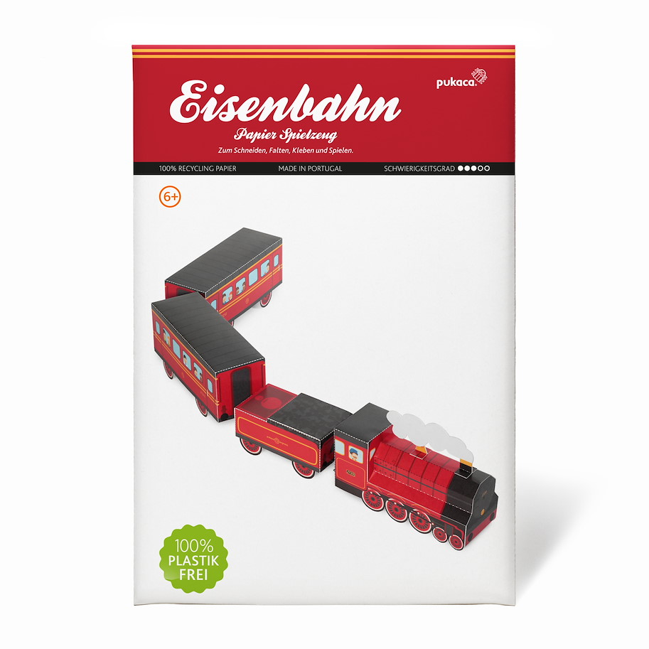 Eisenbahn Papierspielzeug