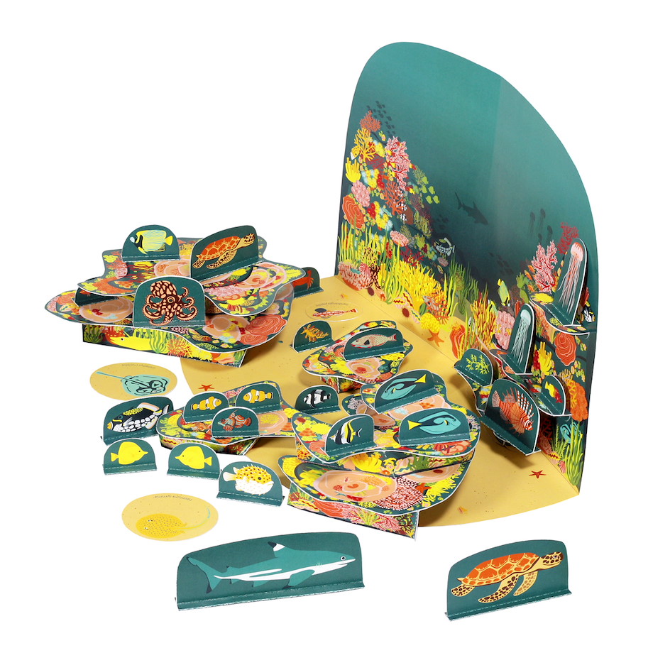 Coral Reef Papierspielzeugset
