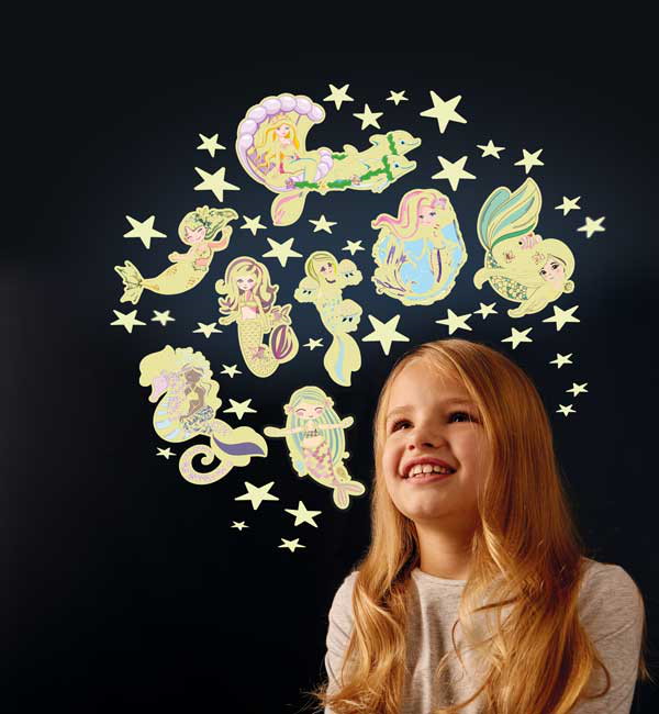 Sterne & Meerjungfrauen Glow in the Dark