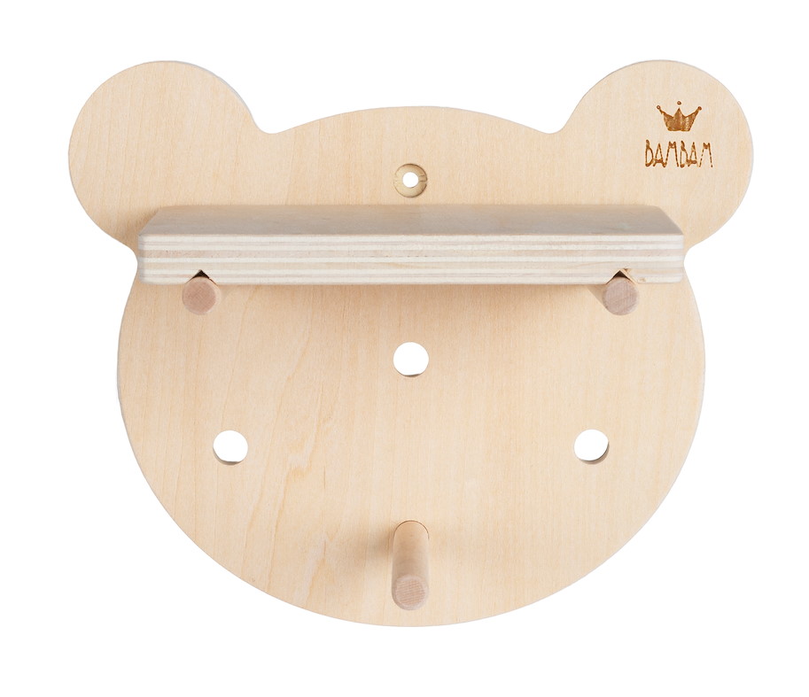 Umweltfreundliche Holzbär Stecktafel