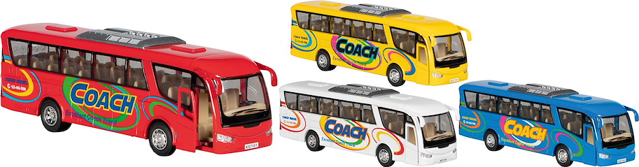 Reisebus, Rückzugmotor, 4-fach sortiert