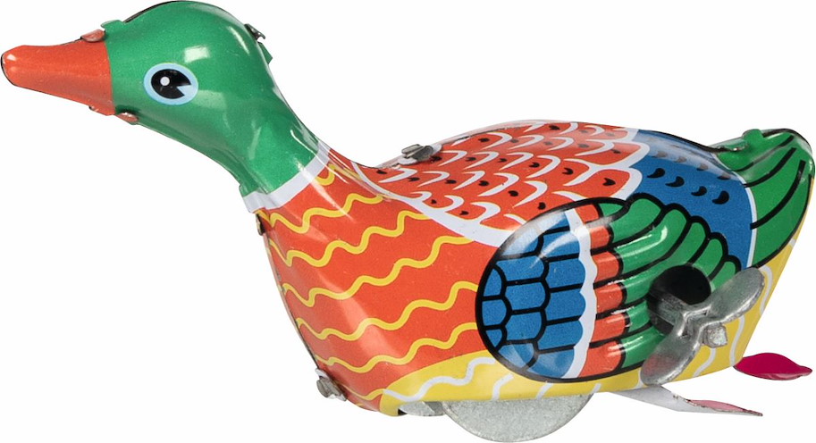 Ente aus Blech