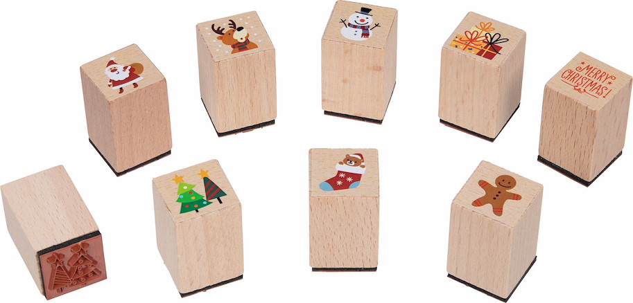 Stempel Weihnachten 8-fach sortiert