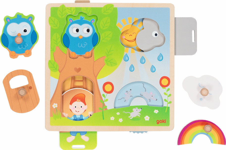 Hintergrundbildpuzzle Wetter 4 Teile
