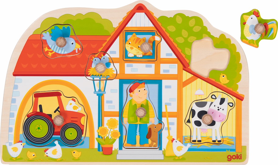 Steckpuzzle Unser Bauernhaus 7 Teile