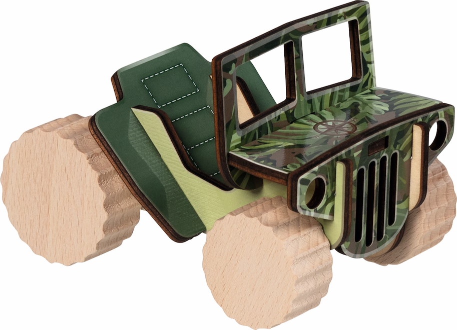 Fahrzeugbausatz, Offroader, 3er Set