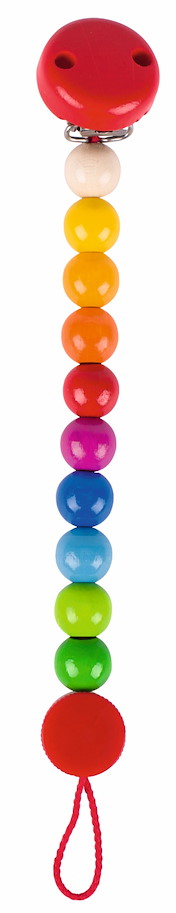 Schnullerkette Regenbogen