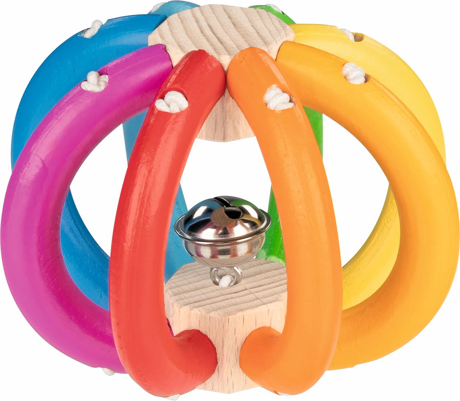 Greifling Elastik Regenbogenball